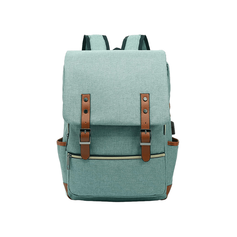 Vintage lightweight water resistant travelling backpack